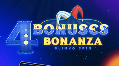 4 Bonuses Bonanza - Plinko Spin